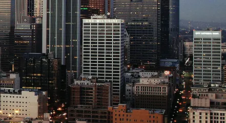 Commercial waterproofing project by Angelus - One Wilshire Tower in Los Angeles, CA