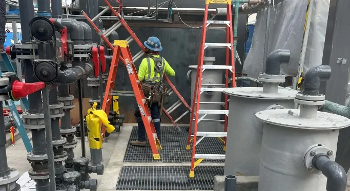 Angelus commercial waterproofing contractor for - Cabrillo Marine Aquarium, San Pedro, CA- Vapor-Intrusion-Mitigation Project